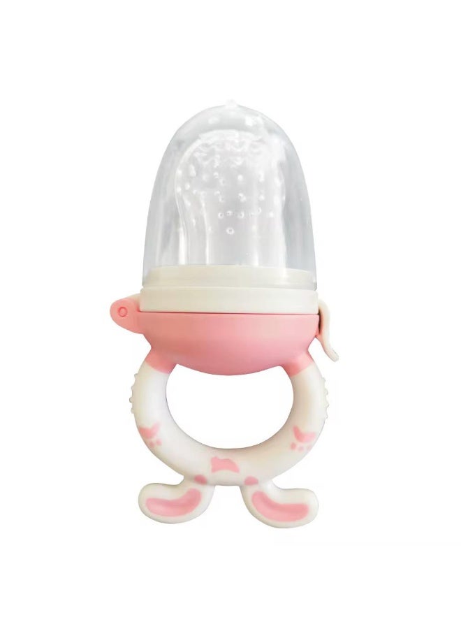 شيكو لهاية تغذية طعام الفاكهة للأطفال - مغذي طعام طازج، لعبة تسنين الفاكهة للأطفال من عمر 3 إلى 24 شهرًا - Image 3